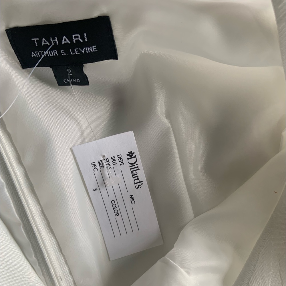 NWT white Tahari dress - Picture 3 of 5
